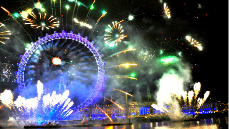 留學日記：無與倫比的倫敦跨年煙火