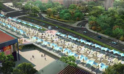 什么是“一軸四館”?