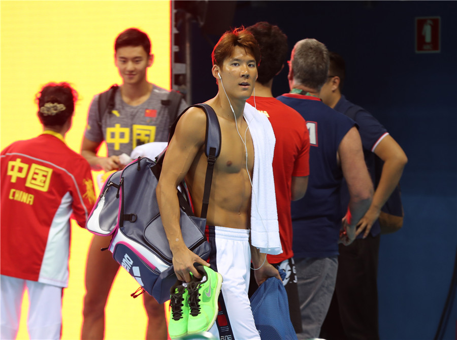 寧澤濤孫楊里約“試水”(組圖)