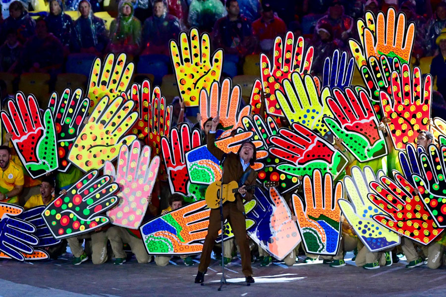 直擊里約奧運(yùn)閉幕式：再見，里約！你好，東京?。ńM圖）