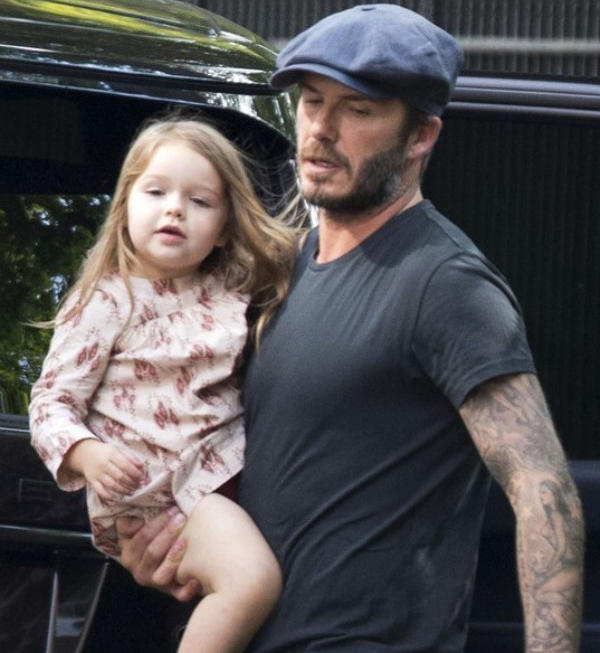 小七哈帕長發及腰 小貝單臂抱女成新國民岳父（組圖）