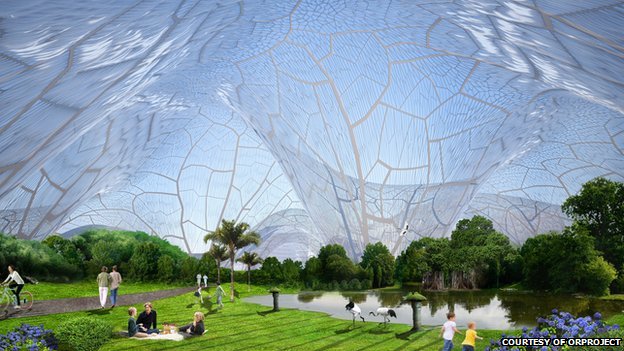 空氣泡泡抵御中國霧霾?