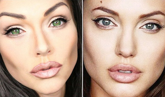 美國化妝師展現神奇化妝術 瞬間變身各路明星