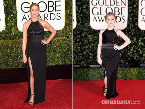 童版金球獎(jiǎng)紅毯來了！小喬治·克魯尼夫婦萌翻