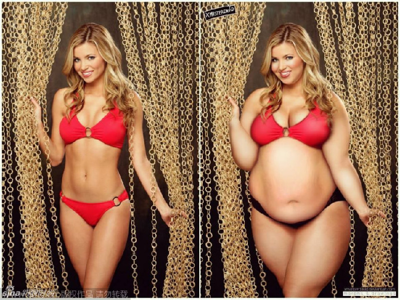 當赫敏公主胖成球 惡搞明星Duang~Duang~發胖照