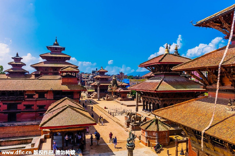 尼泊爾地震中消失的世界遺產