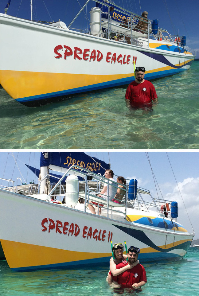 男子旅行拍照有無(wú)老婆畫(huà)風(fēng)大不同！