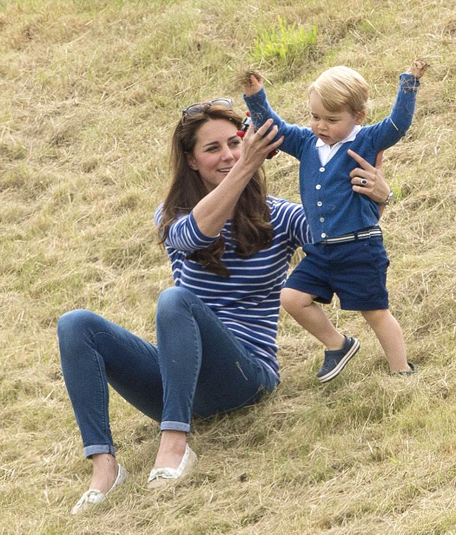 喬治小王子助陣威廉哈里馬球賽 活潑好動萌翻眾人