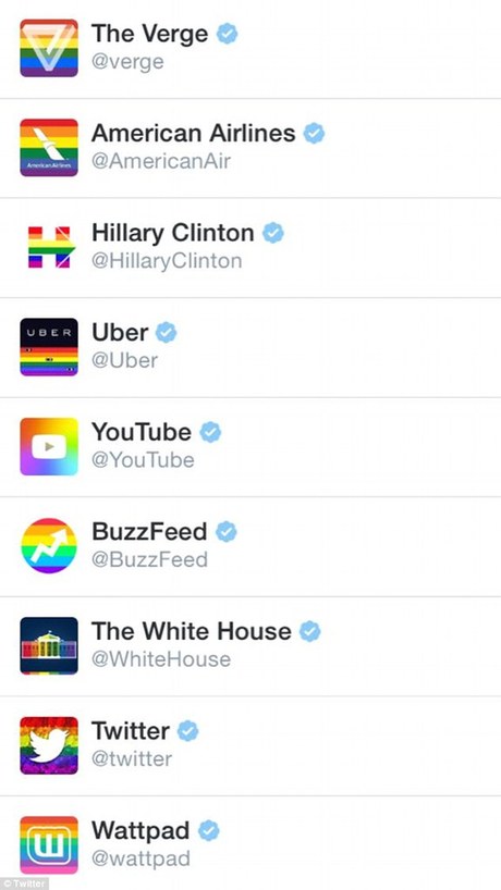 眾多公司發推文，推新品慶祝全美同性婚姻合法化