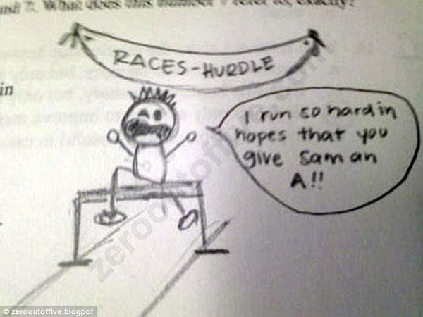 熊孩子在考卷上的機智回答