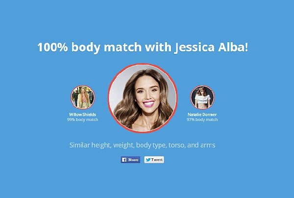 你跟哪位明星撞身材？測測便知