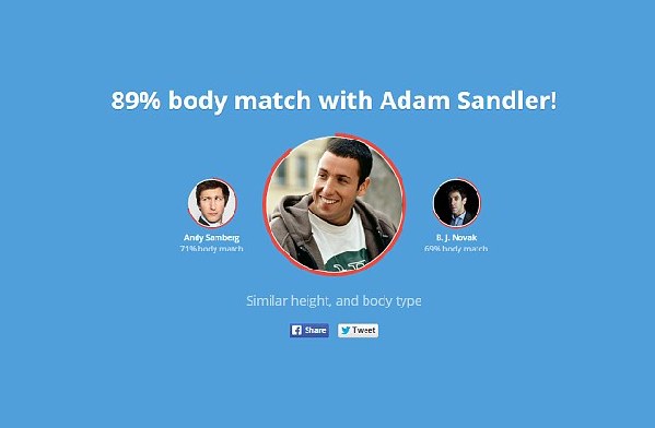 你跟哪位明星撞身材？測測便知