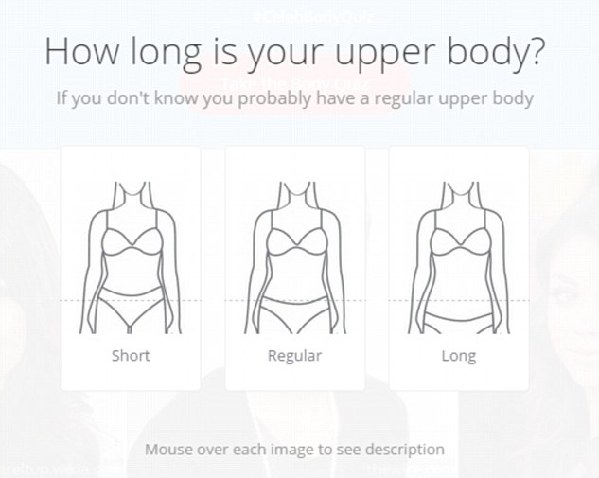 你跟哪位明星撞身材？測測便知