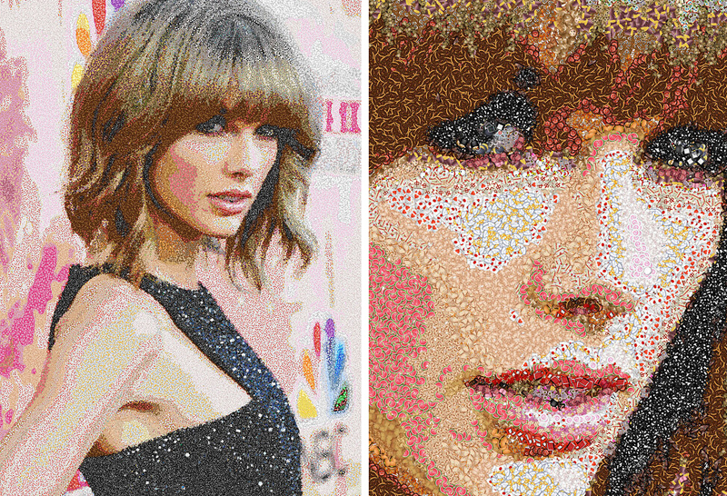 百萬Emoji表情符號(hào)拼出名人肖像