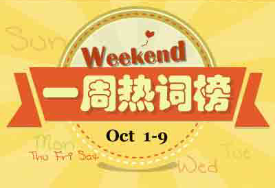 一周熱詞回顧(10.1-10.9)