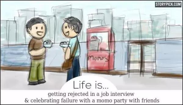 刷爆朋友圈漫畫：人生是什么