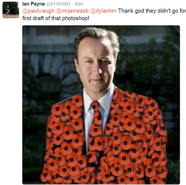 卡梅倫臉書頭像P假花被抓包 網(wǎng)友爭(zhēng)相惡搞玩壞罌粟花