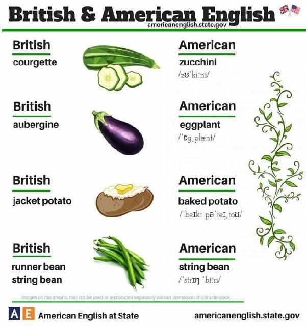 24張圖告訴你:英式英語(yǔ)和美式英語(yǔ)的不同