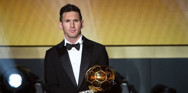 梅西第5次榮膺國際足聯金球獎