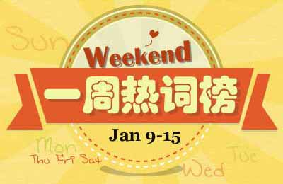 一周熱詞回顧(1.9-1.15)