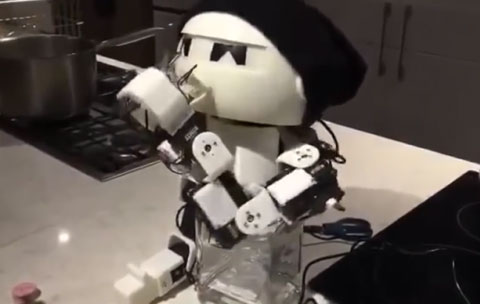 韓國陪酒機器人邀君共飲 會臉紅有酒量