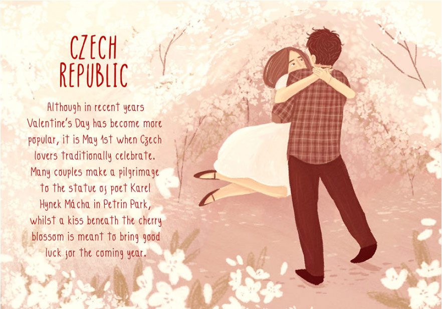 世界各地的15種情人節風俗（組圖）