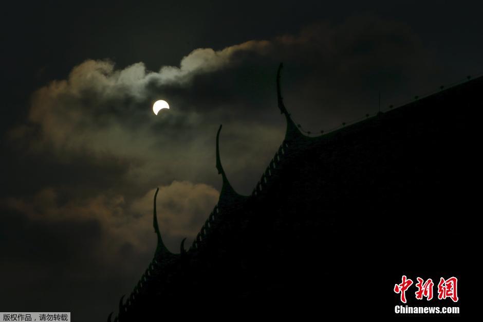 亞洲多地現壯觀日全食景觀（組圖）