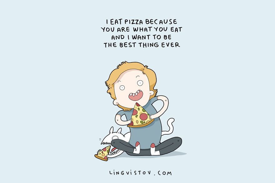 吃貨的內心獨白（組圖）