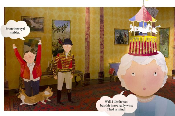 英國女王化身兒童繪本卡通人物萌萌噠(組圖)