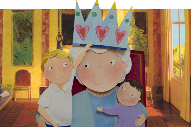 英國女王化身兒童繪本卡通人物萌萌噠(組圖)