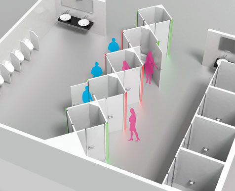 “紳士廁所”解決女廁供不應求