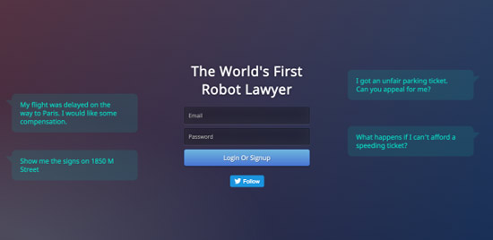 英國(guó)19歲程序員發(fā)明世界上第一個(gè)機(jī)器人律師
