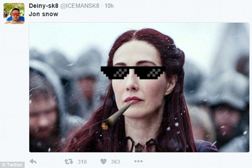 雪諾死而復生 哈靈頓：對不起欺騙了大家（視頻）