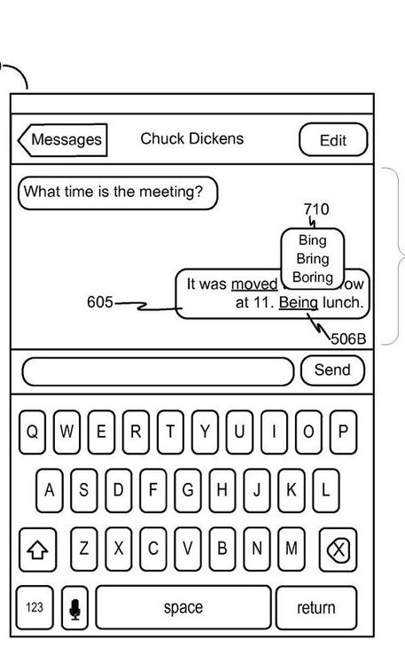 蘋果新專利:再不怕英文自動修正鬧笑話了