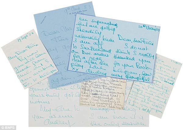 赫本成名前后罕見私人信件將被拍賣