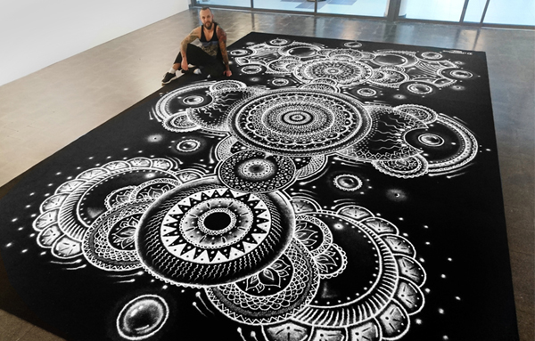 天馬行空！這些畫居然都是用鹽畫出來的（組圖）