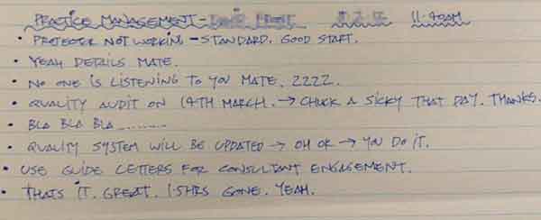 開會那些事兒:亂寫亂畫假裝很忙