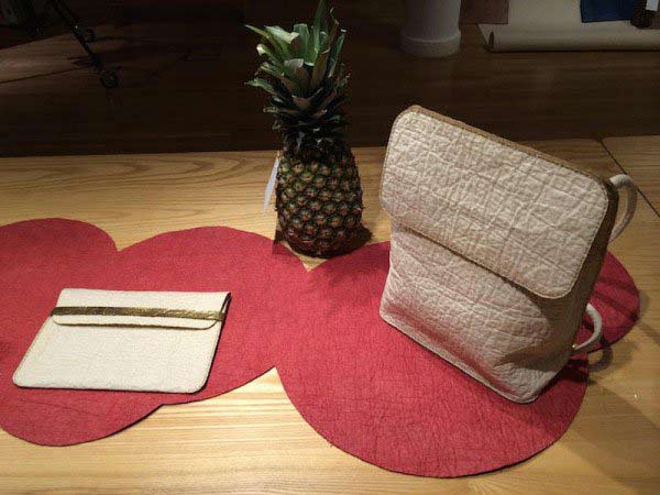 時尚新寵:菠蘿葉做成的皮革