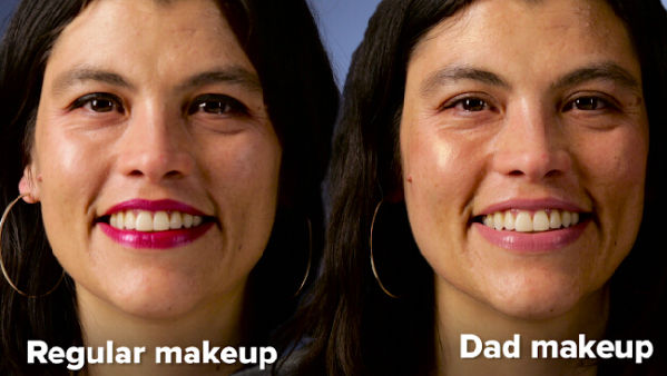 讓老爸給自家女兒化妝會是啥樣?