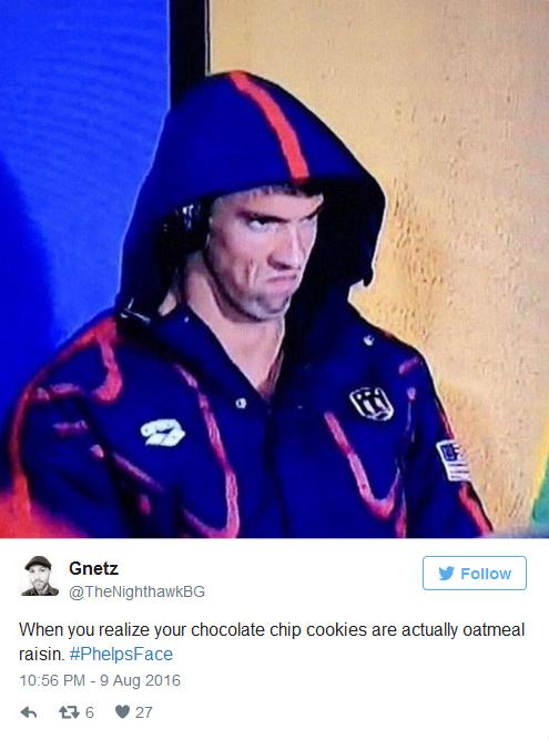 “菲爾普斯臉”爆紅網(wǎng)絡