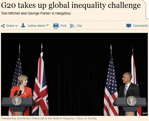 杭州G20,外媒關注啥?