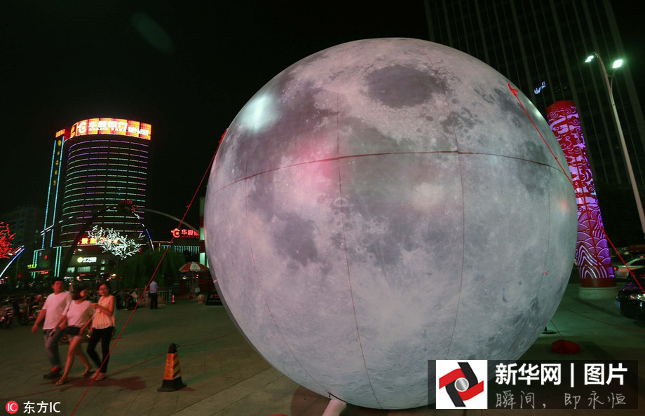 中秋佳節將至 各地“人造月亮”景觀大PK（組圖）