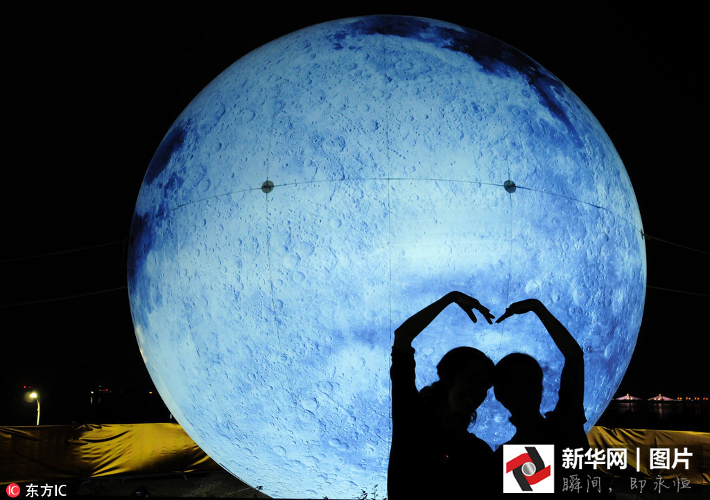 中秋佳節將至 各地“人造月亮”景觀大PK（組圖）