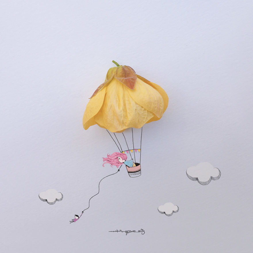 我用花瓣、果子、棉花糖變出了童話世界（組圖）