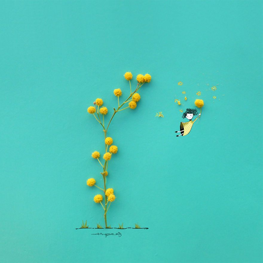 我用花瓣、果子、棉花糖變出了童話世界（組圖）