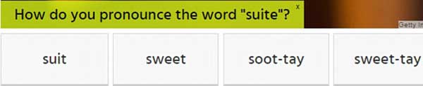 測測你的發音:你也會讀錯這些單詞嗎?