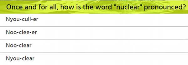 測測你的發音:你也會讀錯這些單詞嗎?