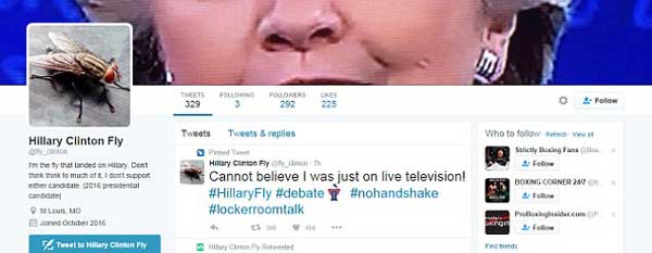 網友炸了:蒼蠅落在臉上也無感,希拉里是機器人?