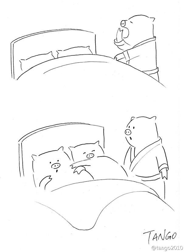 極簡(jiǎn)幽默：讓人腦洞大開(kāi)的神漫畫(huà)（組圖）