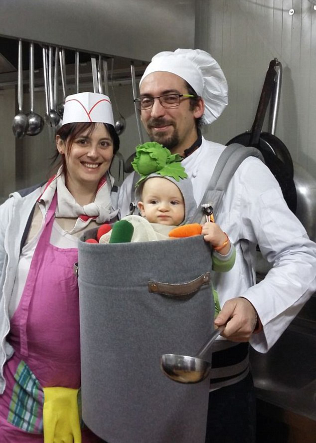 天才父母萬(wàn)圣節(jié)搞怪親子裝火遍網(wǎng)絡(luò)（組圖）